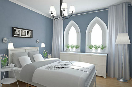 Błękitna sypialnia