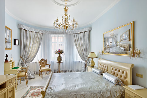 Sypialnia w stylu barokowym